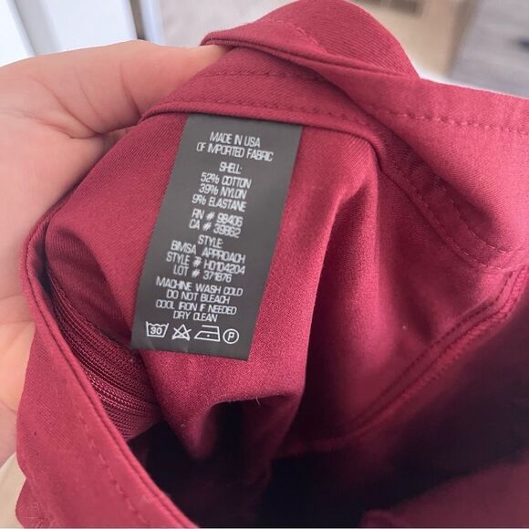 Theory “Bimsa Approach” Women’s Slacks in Deep Raspberry Size 0 - Picture 5 of 5